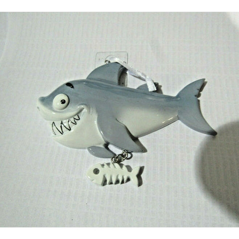 Sea Life Shark Personalizable Christmas Ornament by PolarX