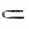 NBA Milwaukee Bucks Logo on Black Lanyard Detachable Buckle 23"X3/4" by Aminco