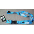 NFL Carolina Panthers Lt. Blue Lanyard Detachable Keyring 23"X3/4" Aminco