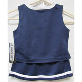 NFL Los Angeles Rams Embroidered Girls Cheerleader Top n Dress Set Medium 10/12