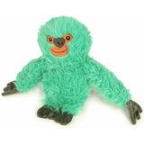 GoDog Crazy Sloth Dog Toy Large Squeaker Teal w/Chew Guard Fabric