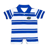 NCAA Florida Gators Logo on Rugby Romper No.238 by Two Feet Ahead Select Size