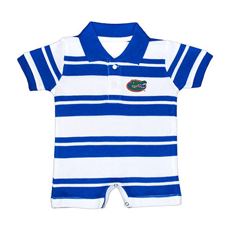 NCAA Florida Gators Logo on Rugby Romper No.238 by Two Feet Ahead Select Size