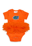 NCAA Florida Gators Logo on Orange Tutu Creeper by Two Feet Ahead Select Size