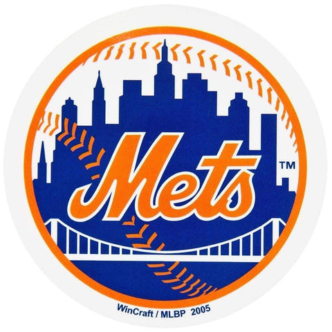 MLB New York Mets 4 inch Auto Magnet Current Logo by WinCraft