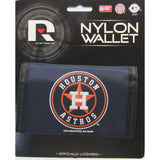 MLB Houston Astros Tri-fold Nylon Wallet with Printed Logo