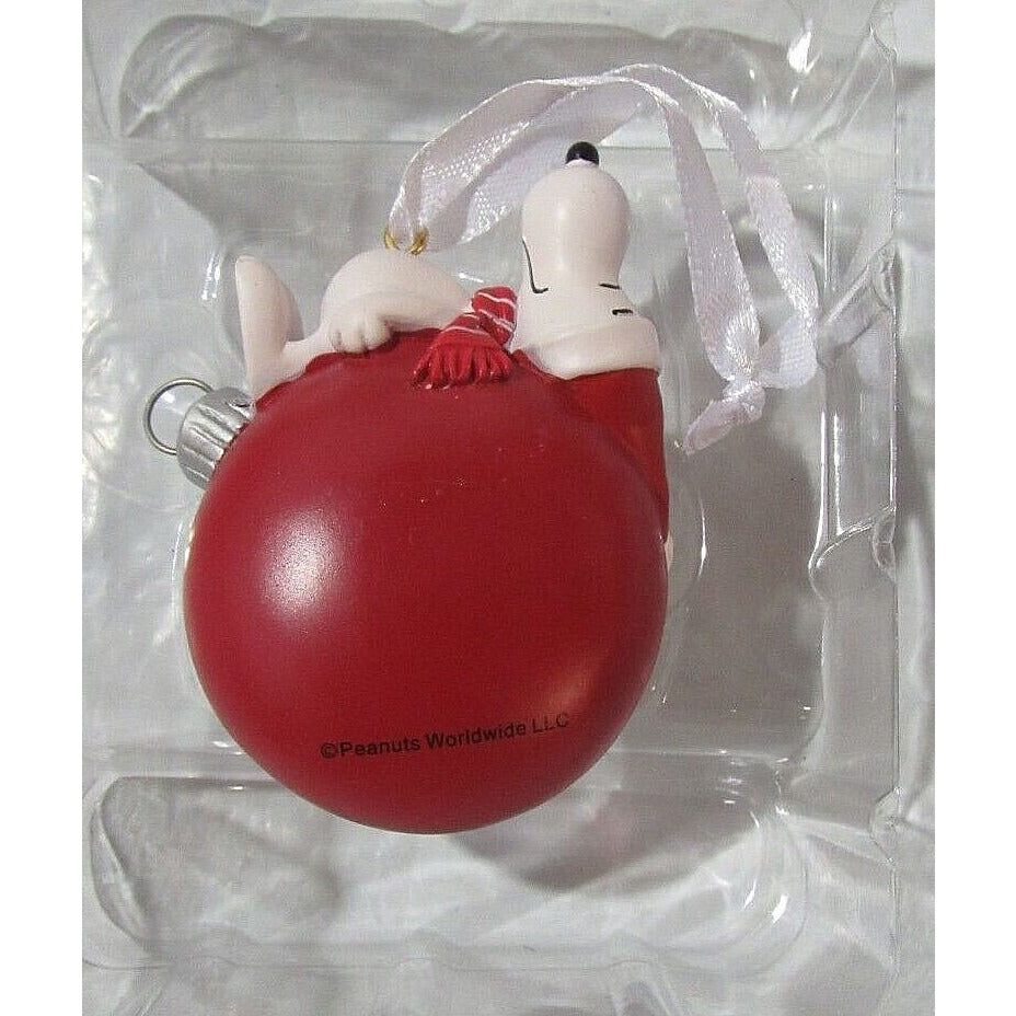 Peanuts Snoopy on Ornament "JOY TO THE WORLD" Christmas Ornament by Hallmark
