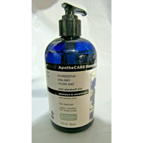 ApotheCARE Essentials Anti-Dandruff Shampoo & Conditioner 2in1 Eucalyptus