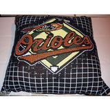MLB NWT 20x20 JACQUARD PILLOW - BALTIMORE ORIOLES