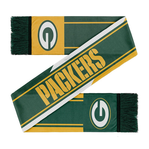 NFL Green Bay Packers Colorwave Wordmark Scarf 64" by 7" by FOCO