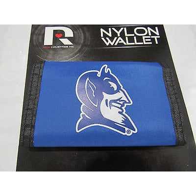 NCAA Duke Blue Devils Tri-fold Nylon Wallet with Printed Logo