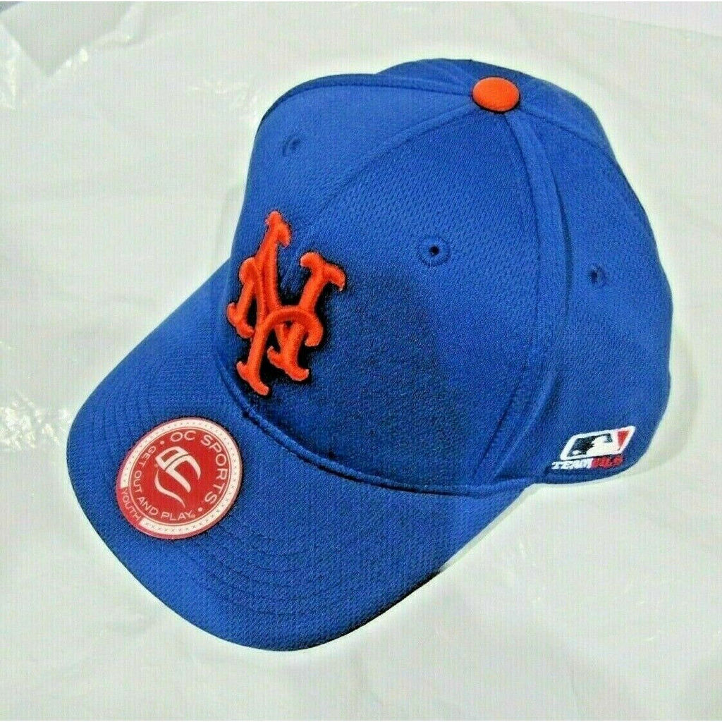 MLB Youth New York Mets Raised Replica Mesh Baseball Cap Hat 350