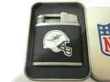 NFL Miami Dolphins Windproof Refillable Butane Lighter w/Gift Box by FSO