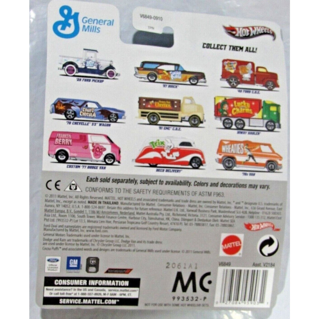 2011 HOT WHEELS General Mills '57 Buick - COCO PUFFS