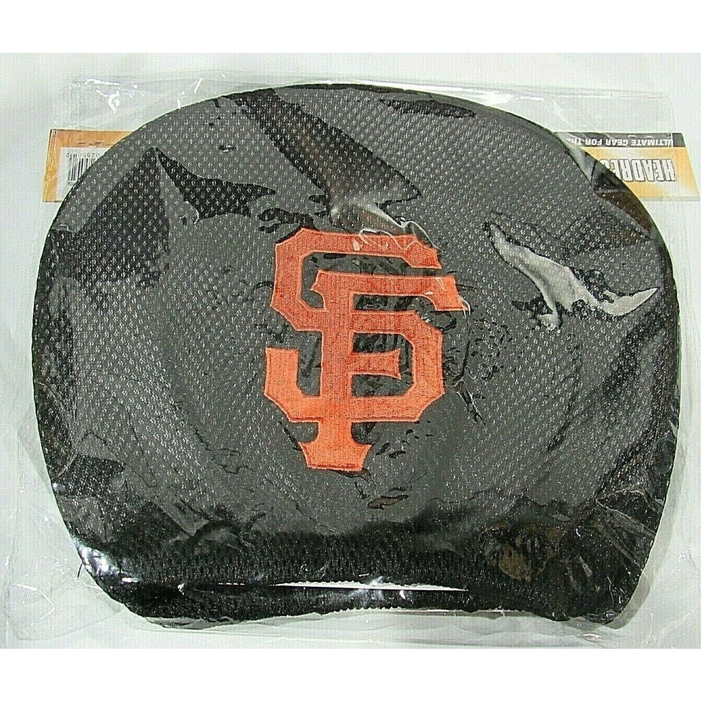 MLB San Francisco Giants Embroidered Logo Headrest Covers Set of 2 by Fanmats