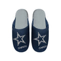NFL Dallas Cowboys Logo on Mesh Slide Slippers Size Men Small by FOCO
