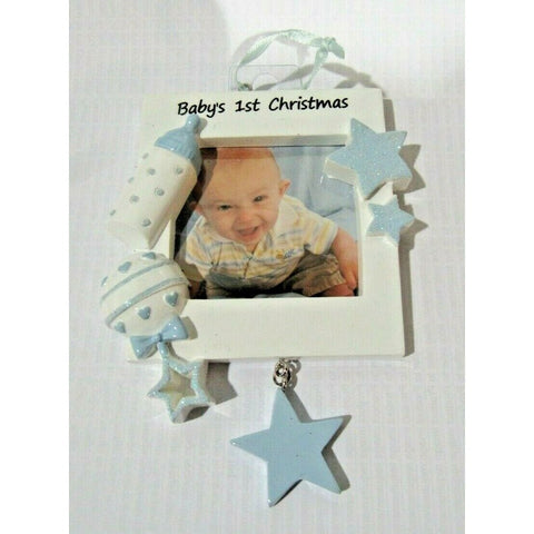 Baby's Boys 1st Christmas Personalizable Christmas Ornament by PolarX