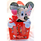 Set of Mickey and Minnie Mouse Plush 13" Plush in Reusable Gift Bags by Disney