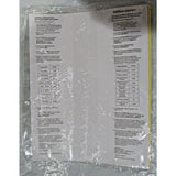Office Depot 3-Ring Dividers all Clear Tabs 8 1/2" x 11" 12 Total Sheets