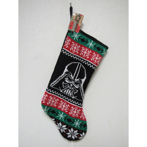 Star Wars Darth Vader Ugly Sweater Knit  18.5" Christmas Stocking by Ruz