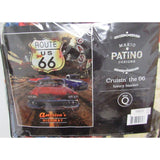 Mario Patino "Cruisin' the 66" America's Highway Cars & Sign Plush Blanket Queen