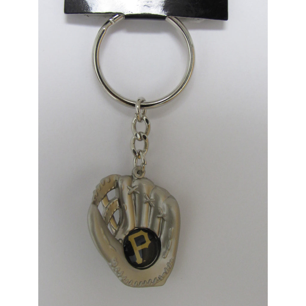 MLB Chrome Glove With Logo in Palm Key Pittsburgh Pirates AMINCO
