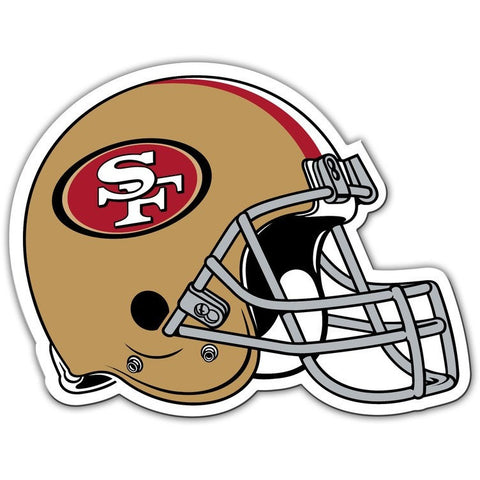 NFL 12 INCH AUTO MAGNET SAN FRANCISCO 49ERS HELMET