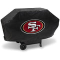 NFL San Francisco 49ers 68 Inch Deluxe Vinyl Padded Grill Cover by Rico Industries