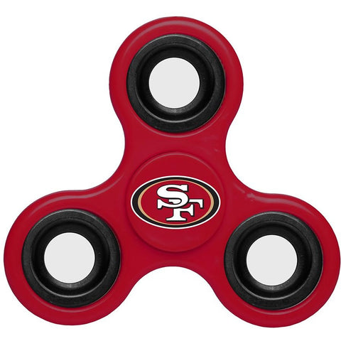 NFL San Francisco 49ers 3-Way Fidget Spinner By Forever Collectibles