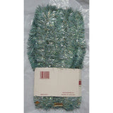 Lite Green Crystal Ice Garland 6 Ply 2.5" wide 12 feet Long