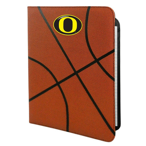 NCAA Oregon Ducks Basketball Portfolio Notebook Basketball Grain 9.5" by 13"