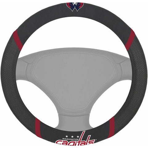 NHL Washington Capitals Embroidered Mesh Steering Wheel Cover by FanMats