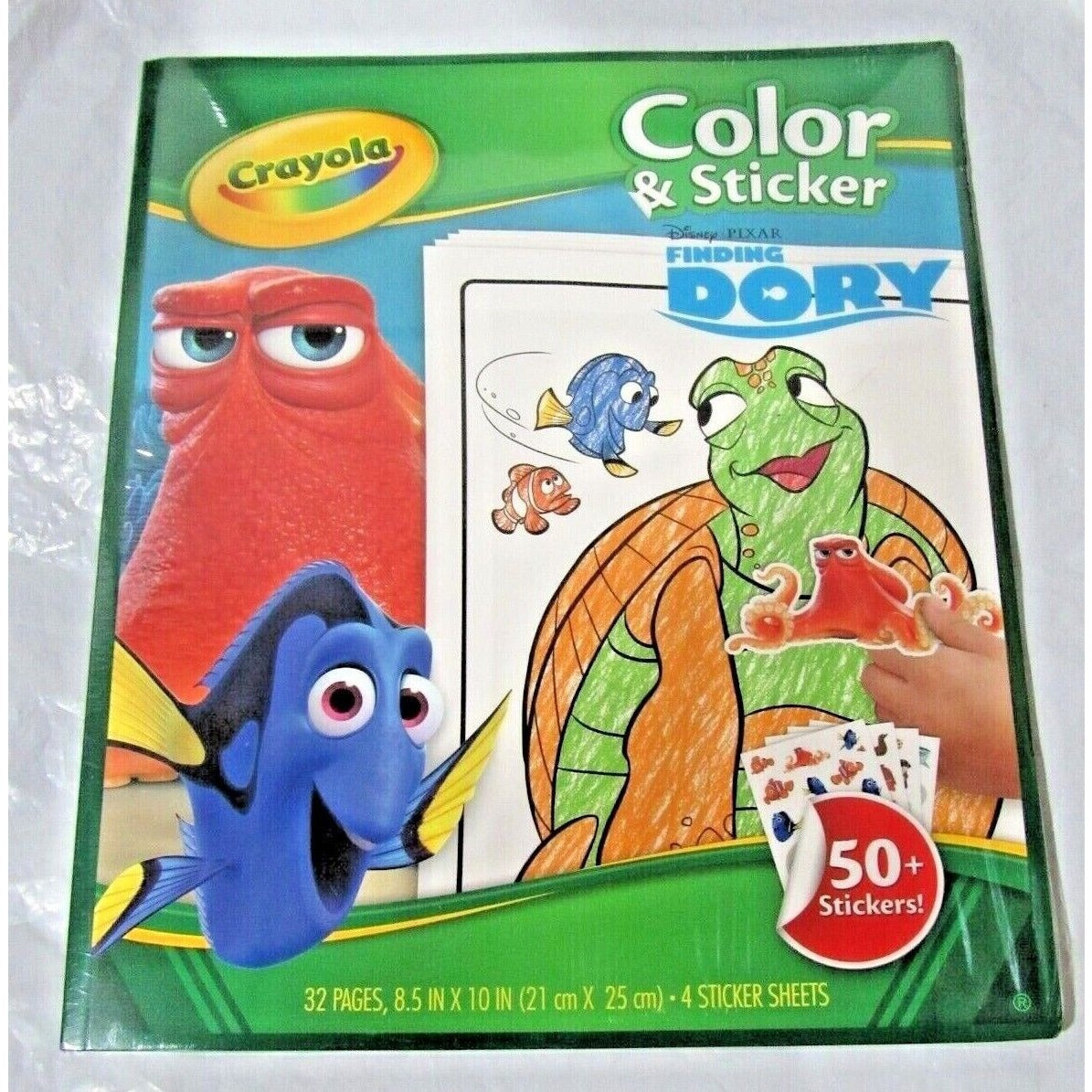 Crayola Dory 32 pages for Coloring and 4 pages of Stickers Moose Enterprise