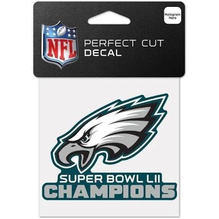 Philadelphia Eagles Super Bowl LII 3" x 3.75" Perfect Cut Decal WinCraft