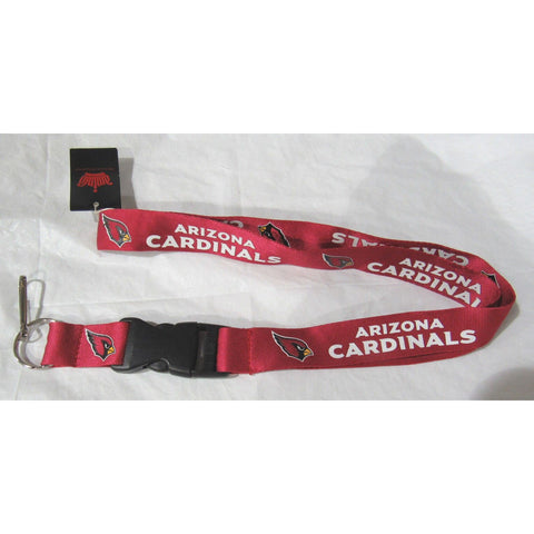 NFL Tampa Bay Buccaneers Logo on Red Lanyard Keyring No Clip 23"X3/4" Aminco