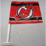 NHL New Jersey Devils Striped Window Car Flag RICO or Fremont Die