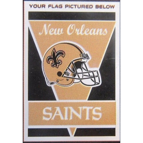 NFL New Orleans Saints 28"x40" Team Vertical House Flag 1 Sided