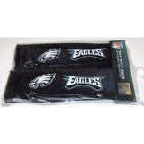 NFL Philadelphia Eagles Velour Seat Belt Pads 2 Pack by Fremont Die