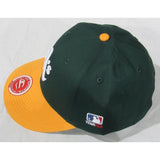 MLB Oakland Athletics A's Youth Cap Flat Brim Raised Replica Cotton Twill Hat