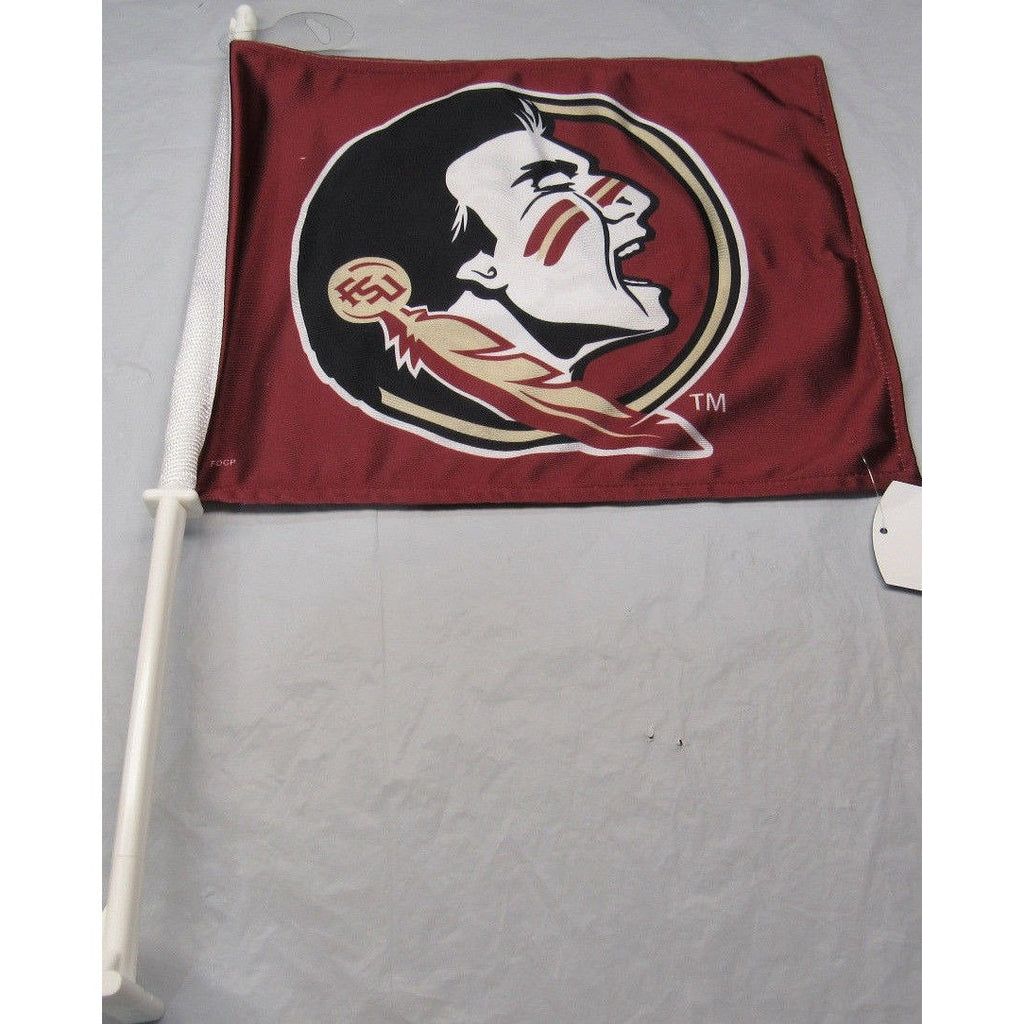 NCAA Florida State Seminoles Logo on Window Car Flag by Fremont Die