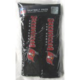 NFL Tampa Bay Buccaneers Velour Seat Belt Pads 2 Pack by Fremont Die