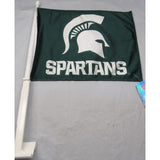 NCAA Michigan State Spartans Logo on Window Car Flag by Fremont Die