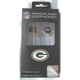 NFL iHip Team Logo Earphones Green Bay Packers