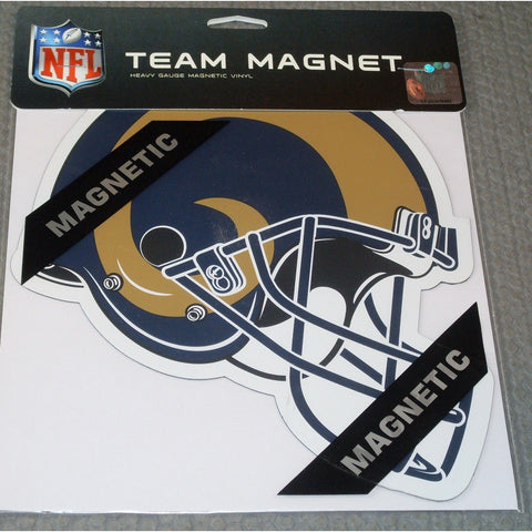NFL Los Angeles Rams 8 Inch Auto Magnet Die Cut Helmet by Fremont Die