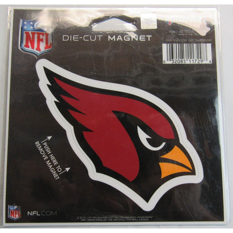 NFL Arizona Cardinals Logo on 4 inch Auto Magnet by WinCraft
