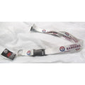 MLB Texas Rangers White Lanyard Detachable Buckle 23" Long 3/4" Wide