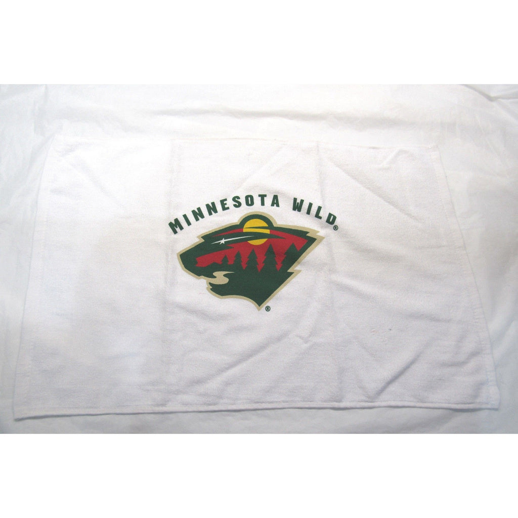 NHL Minnesota Wild Sports Fan Towel White 15" by 25" by WinCraft