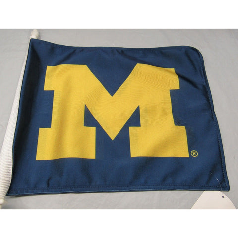 NCAA Michigan Wolverines Logo on Window Car Flag by Fremont Die