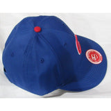 MLB Chicago Cubs Youth Cap Flat Brim Raised Replica Cotton Twill Hat Royal Blue Home