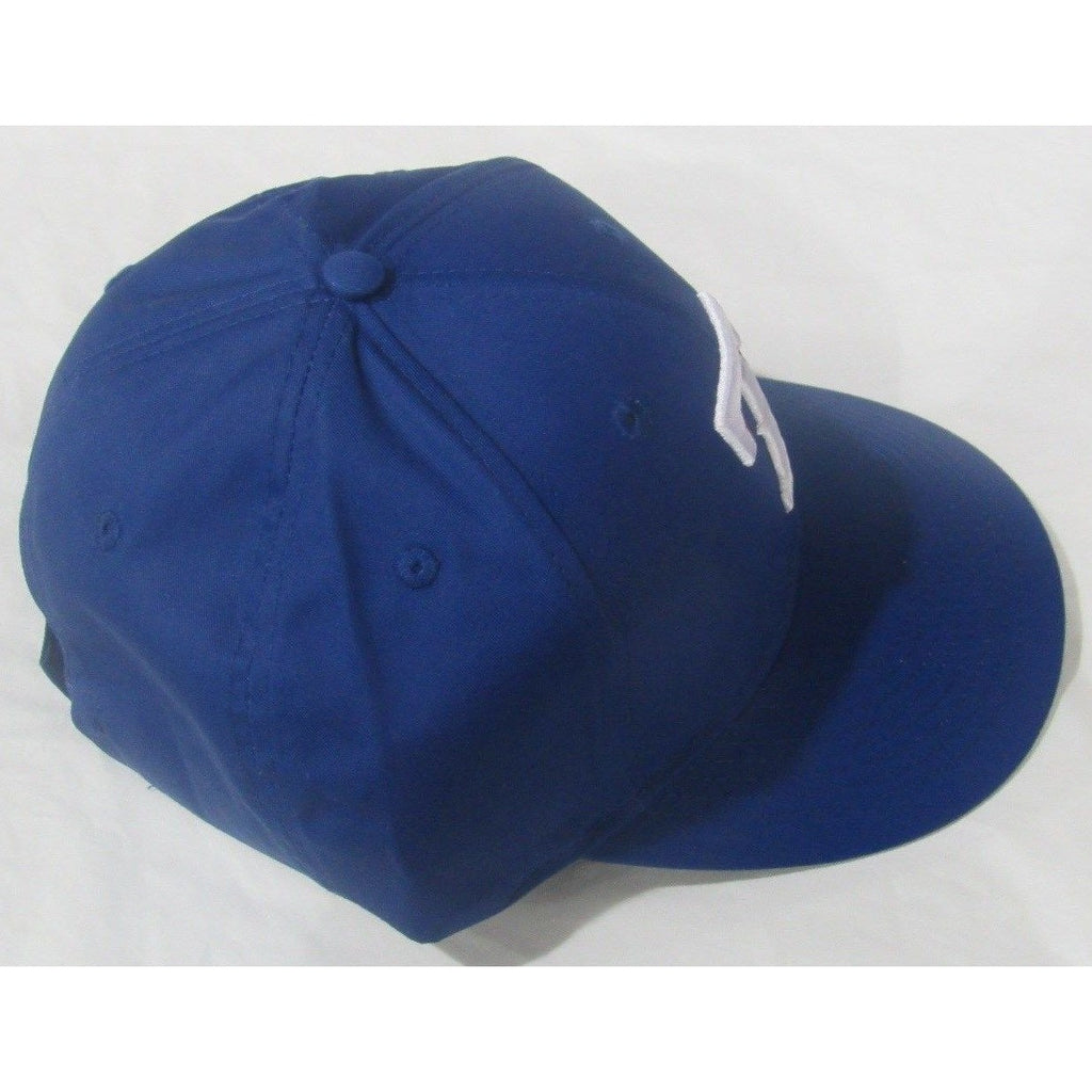 MLB Texas Rangers Adult Cap Flat Brim Raised Replica Cotton Twill Hat Blue